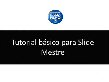 Conteúdos do tutorial O que é um Slide Mestre?