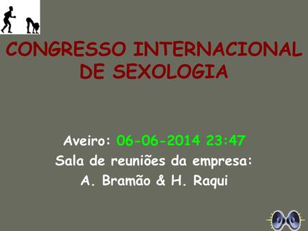 CONGRESSO INTERNACIONAL DE SEXOLOGIA