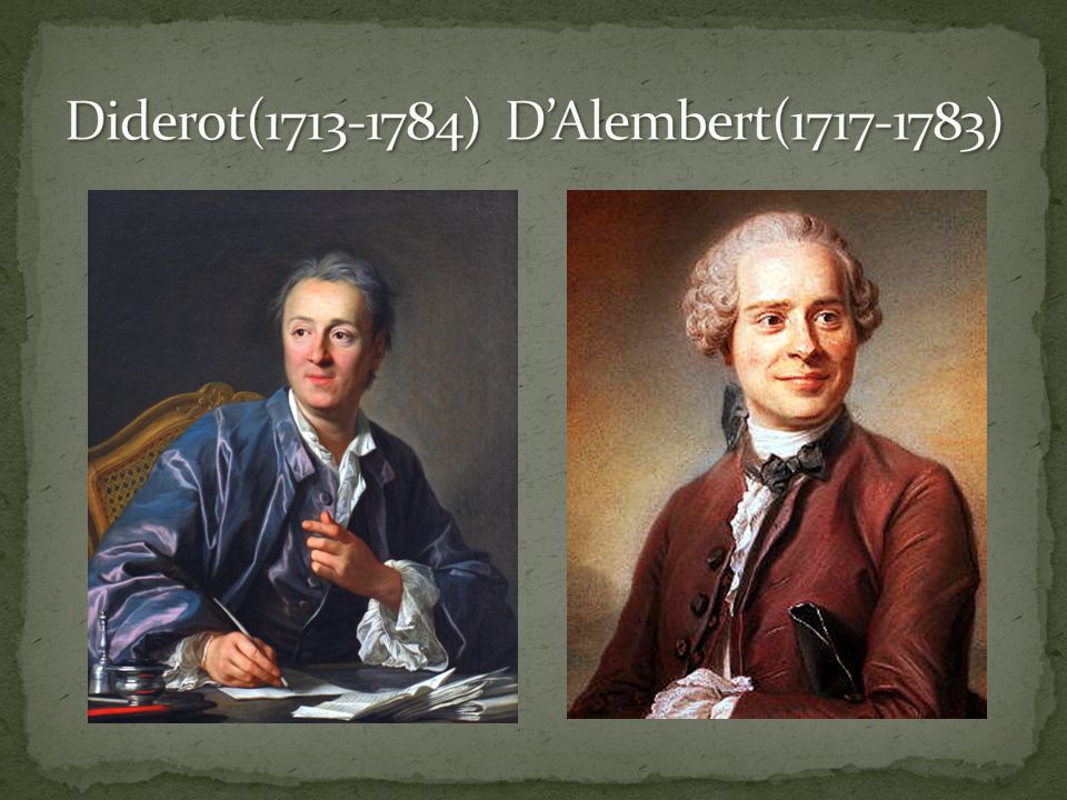 Resultado de imagem para Diderot e D’Alembert
