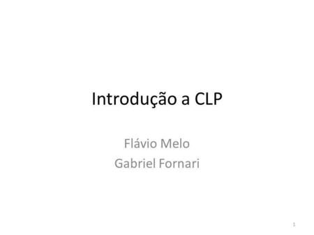 Flávio Melo Gabriel Fornari