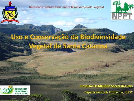 Uso e Conservação da Biodiversidade Vegetal de Santa Catarina