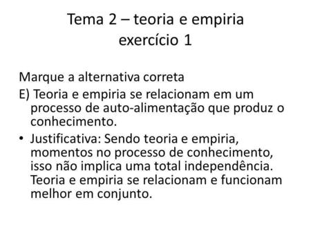 Tema 2 – teoria e empiria exercício 1