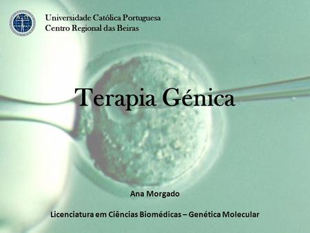 Licenciatura em Ciências Biomédicas – Genética Molecular