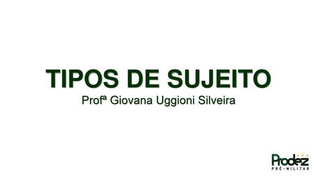Profª Giovana Uggioni Silveira