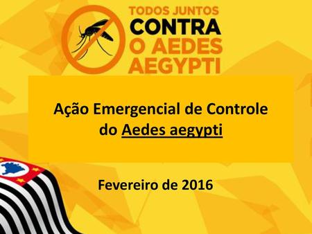 Ação Emergencial de Controle do Aedes aegypti