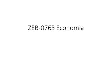 ZEB-0763 Economia.