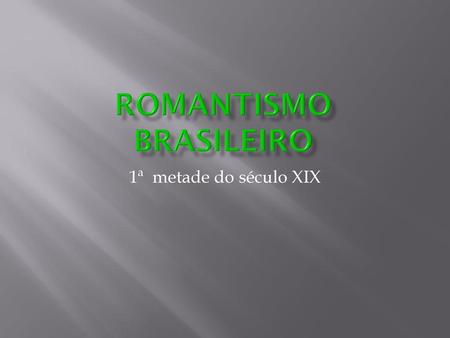 Romantismo brasileiro