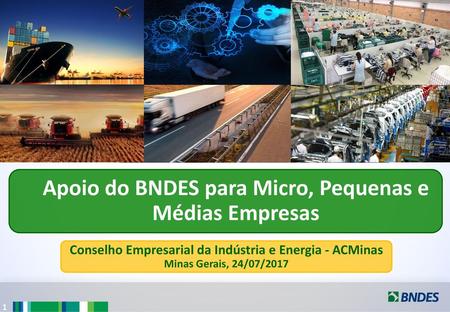 Apoio do BNDES para Micro, Pequenas e Médias Empresas