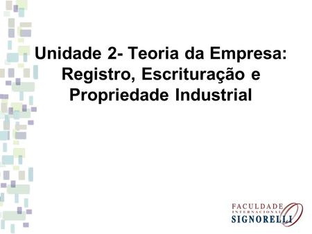 1 - Registro Público de Empresas