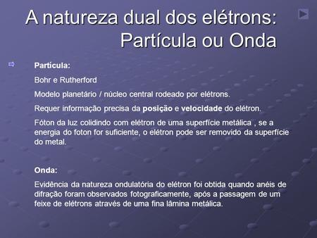 A natureza dual dos elétrons: Partícula ou Onda
