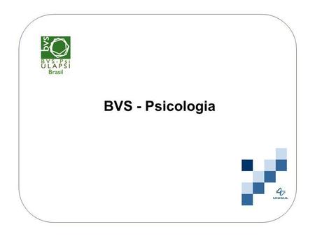 BVS - Psicologia.