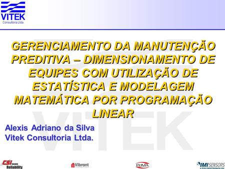 Alexis Adriano da Silva Vitek Consultoria Ltda.