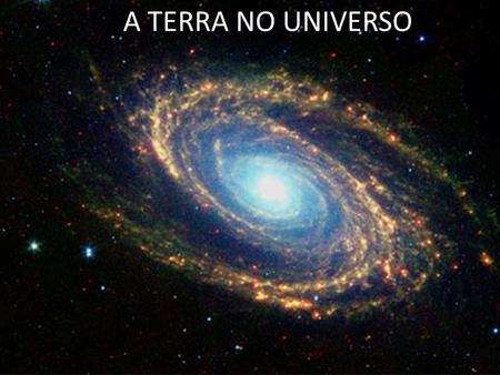 A TERRA NO UNIVERSO.