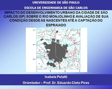 Orientador – Prof. Dr. Eduardo Cleto Pires