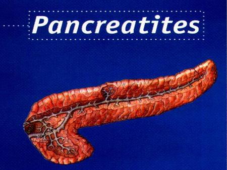 Pancreatites Definição