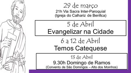 5 de Abril Evangelizar na Cidade
