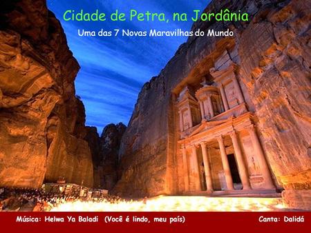 Cidade de Petra, na Jordânia