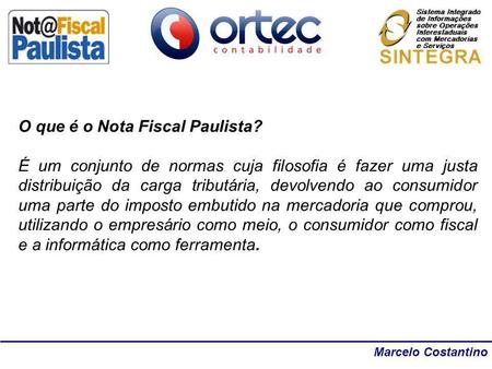 O que é o Nota Fiscal Paulista?