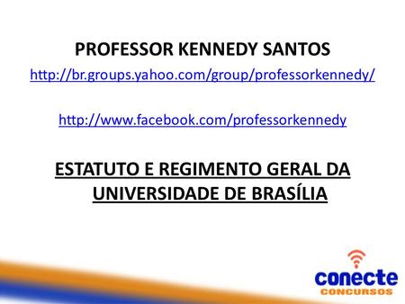 PROFESSOR KENNEDY SANTOS