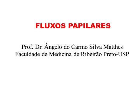 Prof. Dr. Ângelo do Carmo Silva Matthes