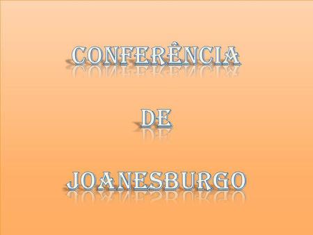 Conferência de Joanesburgo