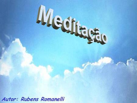 Meditação Autor: Rubens Romanelli.