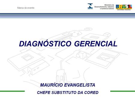 DIAGNÓSTICO GERENCIAL CHEFE SUBSTITUTO DA CORED