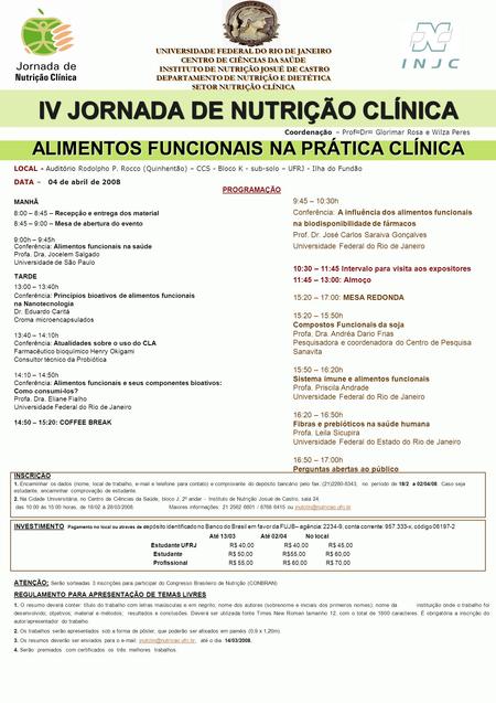 UNIVERSIDADE FEDERAL DO RIO DE JANEIRO CENTRO DE CIÊNCIAS DA SAÚDE INSTITUTO DE NUTRIÇÃO JOSUÉ DE CASTRO DEPARTAMENTO DE NUTRIÇÃO E DIETÉTICA SETOR NUTRIÇÃO.