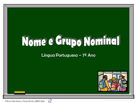 Língua Portuguesa – 7º Ano