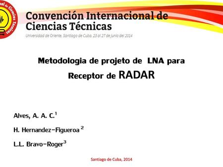 Metodologia de projeto de LNA para Receptor de RADAR
