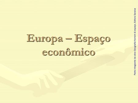 Europa – Espaço econômico
