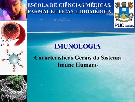 IMUNOLOGIA Características Gerais do Sistema Imune Humano