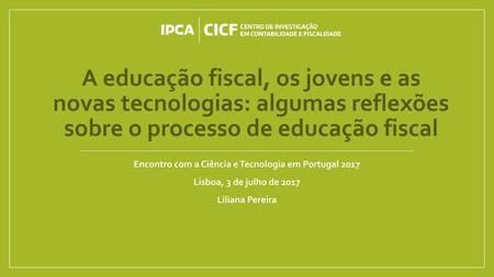 Encontro com a Ciência e Tecnologia em Portugal 2017