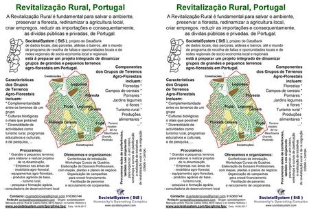 Revitalização Rural, Portugal Revitalização Rural, Portugal