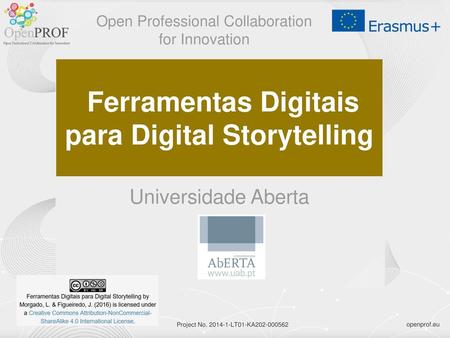 Ferramentas Digitais para Digital Storytelling