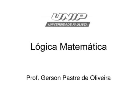 Prof. Gerson Pastre de Oliveira