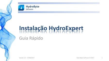 Instalação HydroExpert