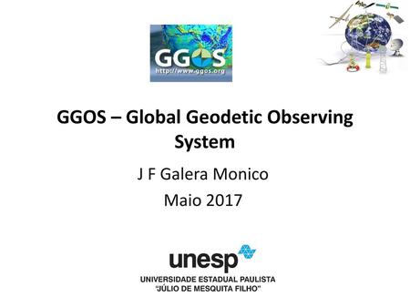 GGOS – Global Geodetic Observing System