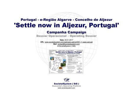 'Settle now in Aljezur, Portugal'