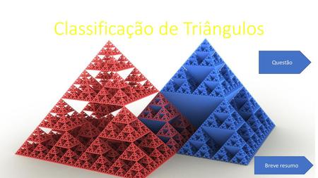 Classificação de Triângulos