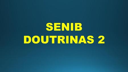 SENIB DOUTRINAS 2.