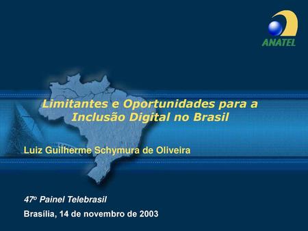 Limitantes e Oportunidades para a Inclusão Digital no Brasil