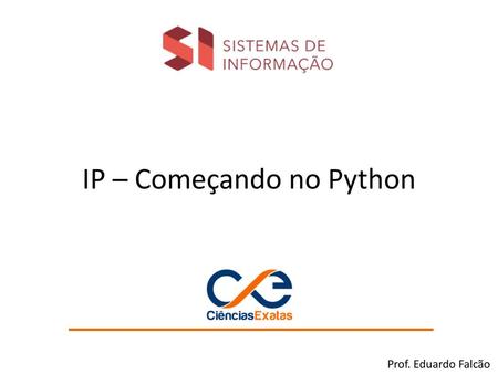 IP – Começando no Python