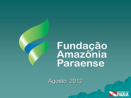 Agosto 2012.  Natureza: A Fundação Amazônia Paraense é uma fundação com personalidade jurídica de direito público, dotada de autonomia administrativa.