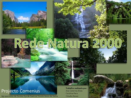 Rede Natura 2000 Projecto Comenius Trabalho realizado por: