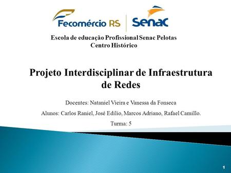 Projeto Interdisciplinar de Infraestrutura de Redes
