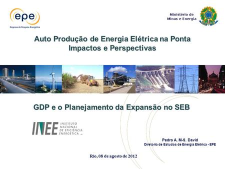 Auto Produção de Energia Elétrica na Ponta Impactos e Perspectivas