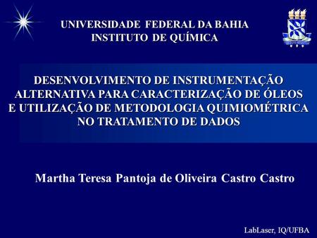 Martha Teresa Pantoja de Oliveira Castro Castro