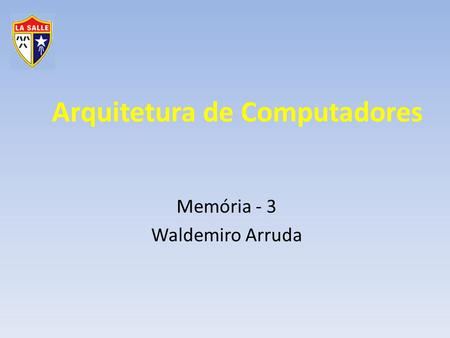 Arquitetura de Computadores