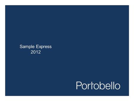 Sample Express 2012.